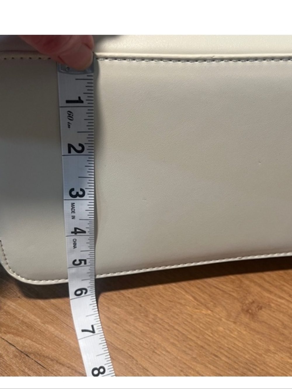 Cavalli Class Elegant Cream Satchel - Picture 12 of 14